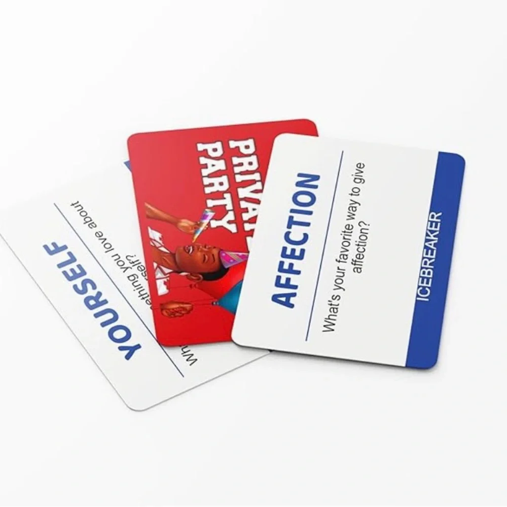 Naughty Party Couples Activity Cards - White/Red